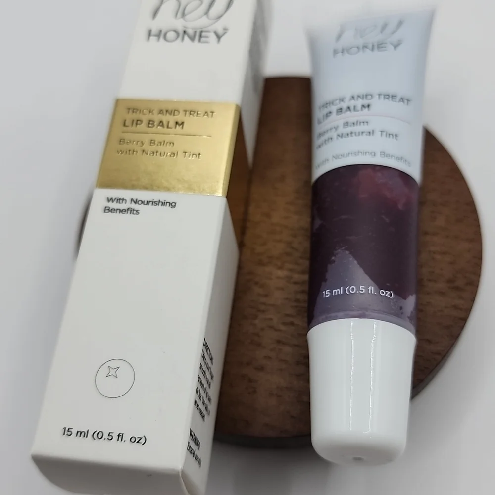 Hey Honey Trick and Treat Lip Balm- Berry Balm with Natural Tint